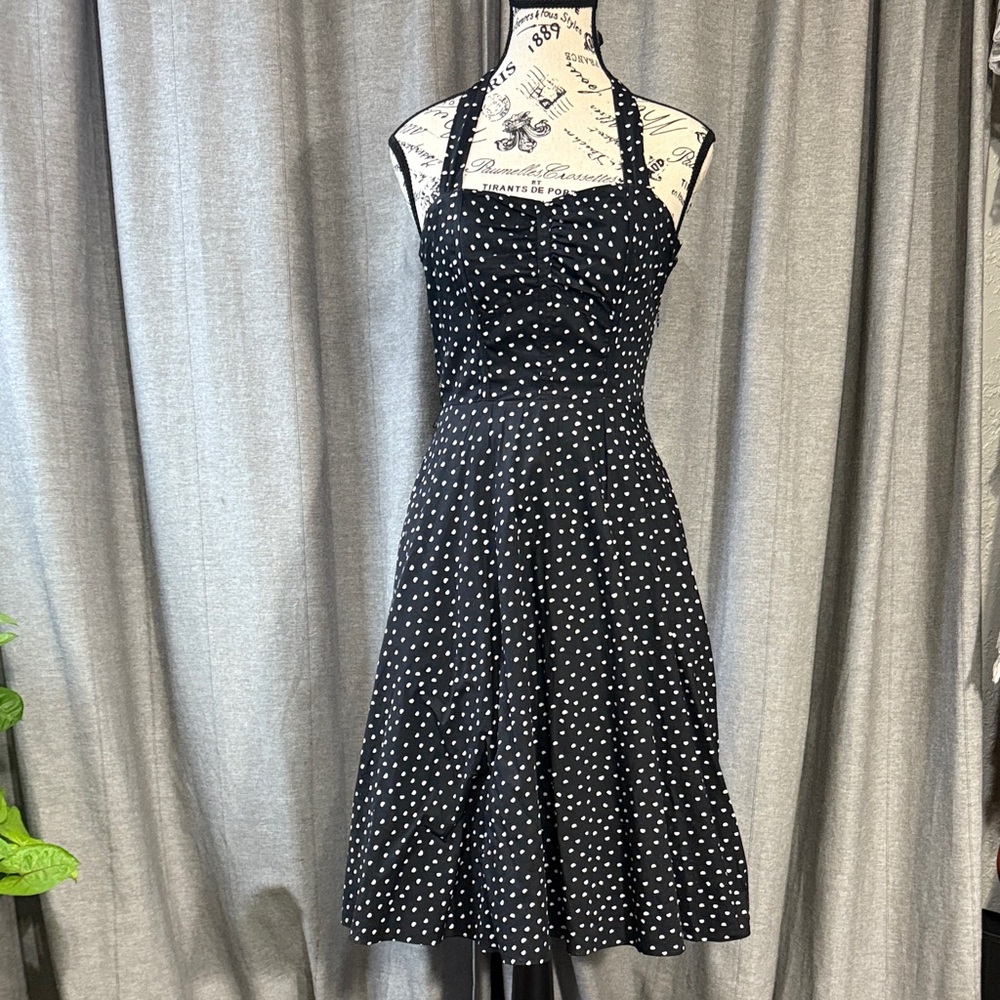 ✨SOLD✨ Polka Dot Halter Dress